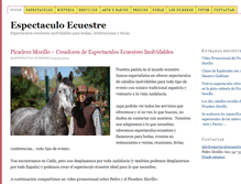 Tablet Screenshot of espectaculoecuestre.com